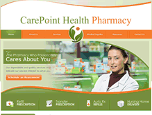 Tablet Screenshot of carepointhealthpharmacy.com